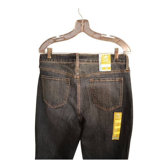 Old Navy Sweetheart Bootcut Med-Dark Bootcut Mid-rise Jeans Women’s 12 Long - Picture 4 of 11